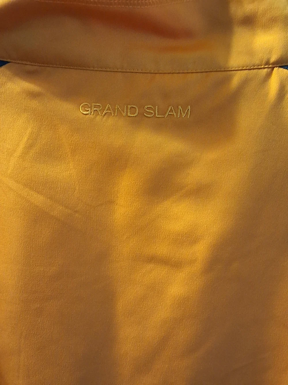 Men's Orange Golf Windbreaker Jacket